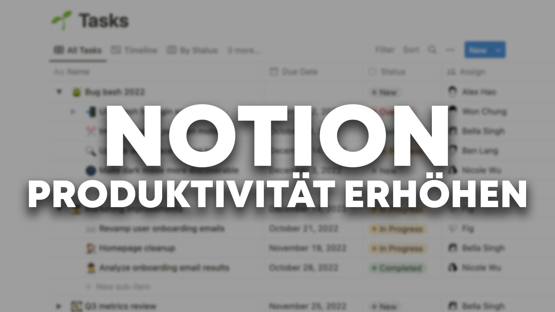 Notion - Produktivität erhöhen