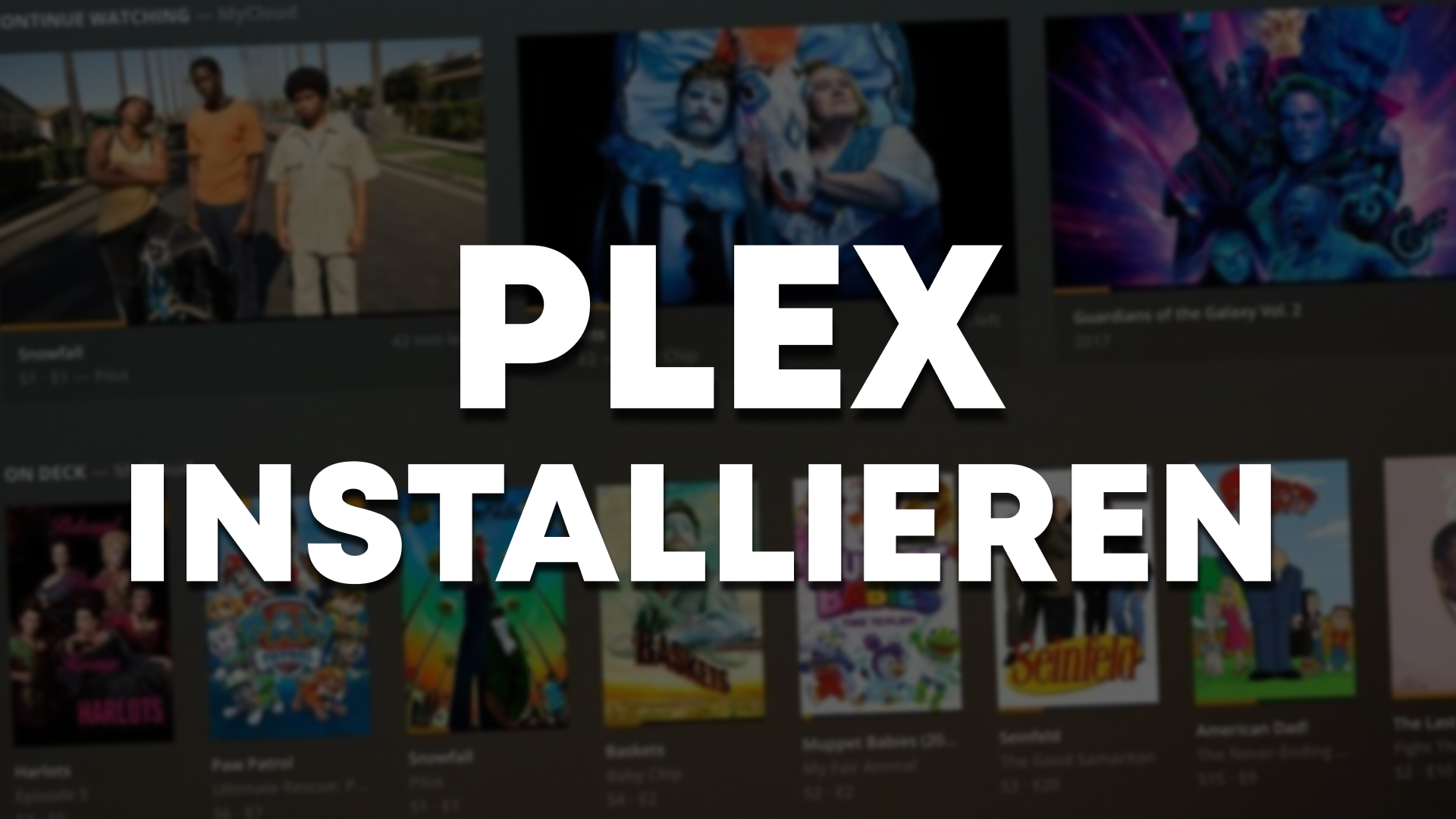 Plex Media Server mit Docker-Compose installieren