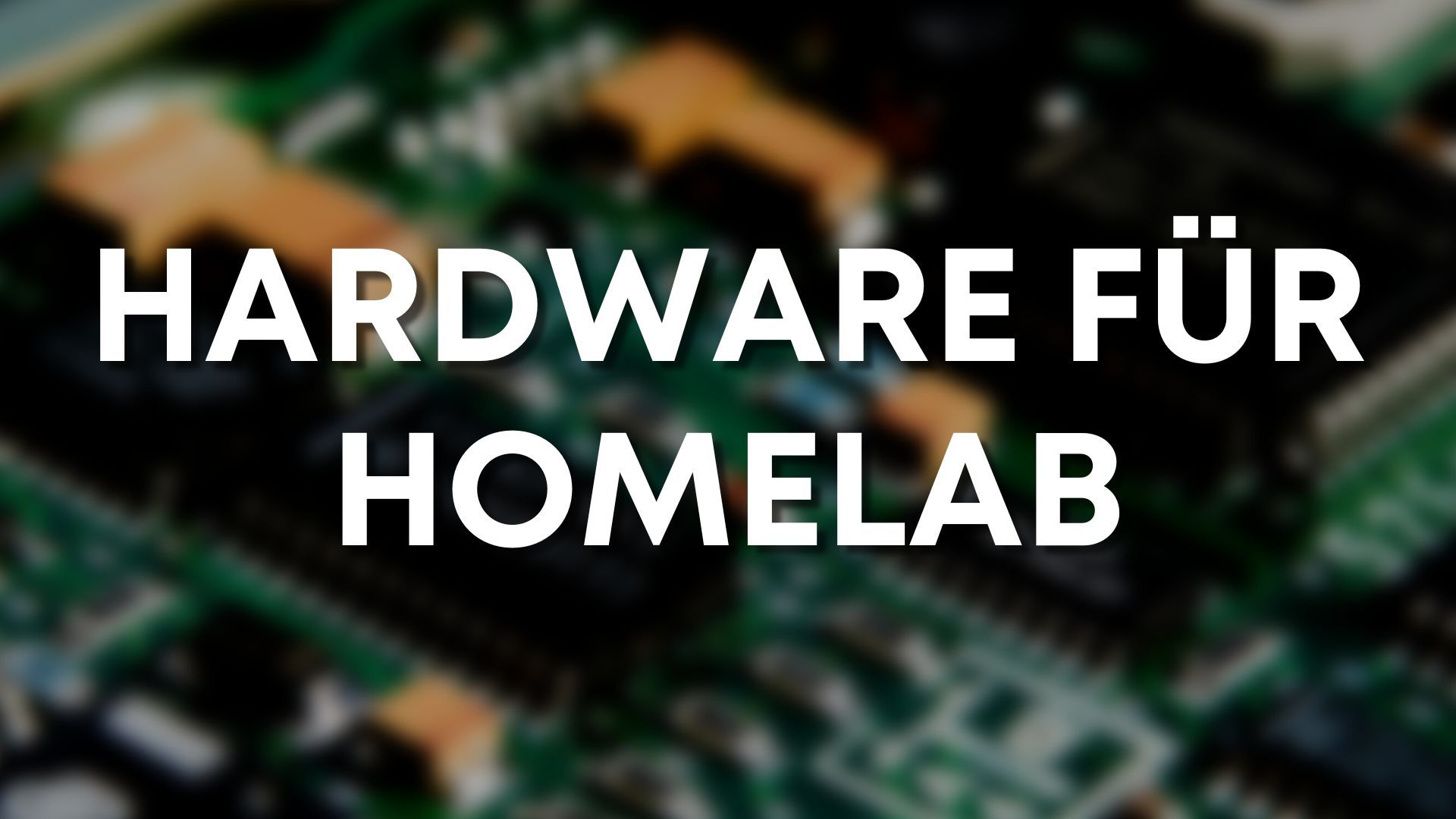 Welche Hardware sollte für den ersten Homelab-Server gewählt werden?