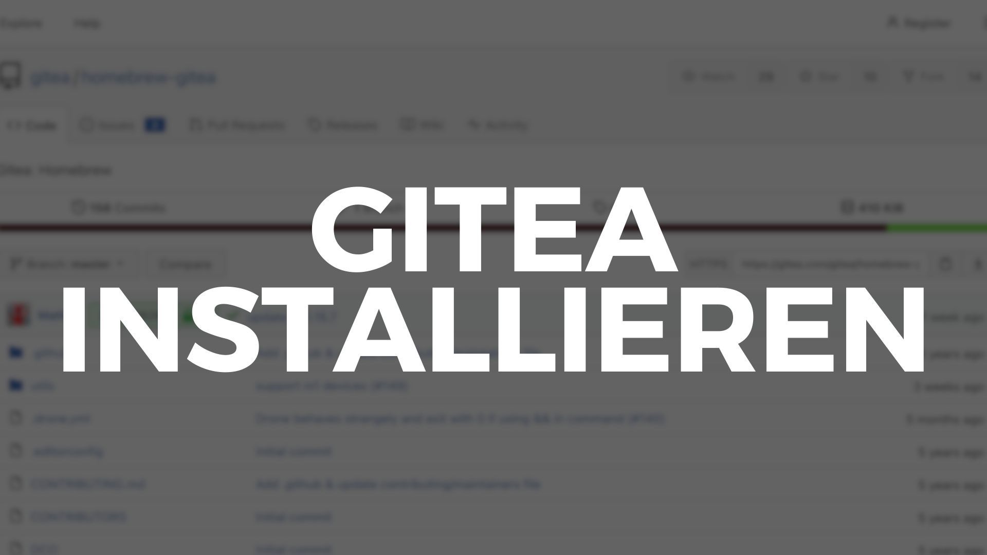 Gitea mit Docker-Compose installieren