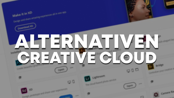 Die besten Alternativen zur Adobe Creative Cloud
